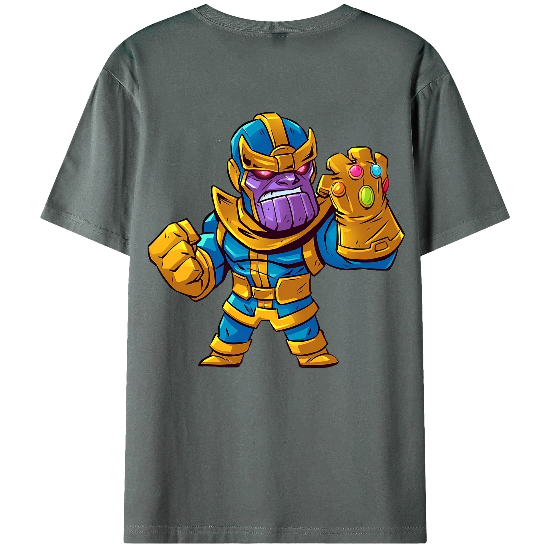 （画像用） アベンジャーズ The Avengers 綿100％ メンズ半袖Tシャツ（バックプリント） 通気性